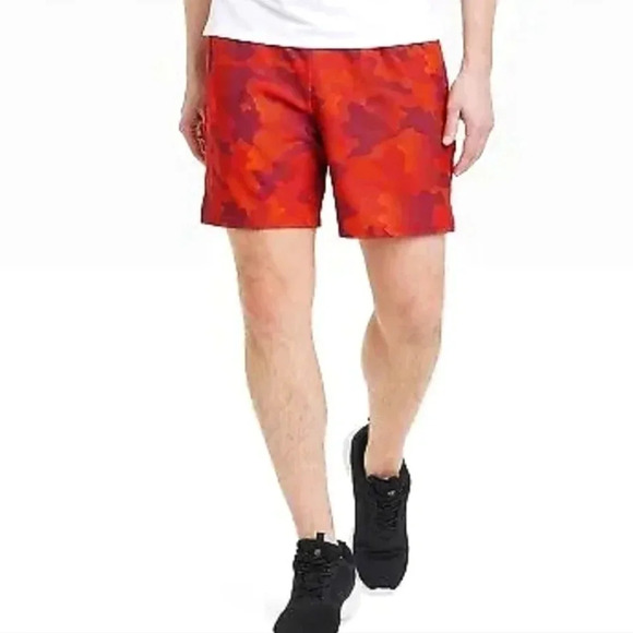 All in Motion Camo Red Men's Sport Shorts 8.25" - - Picture 1 of 4